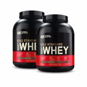 Optimum Nutrition 2x Gold Standard 100% Whey Protein Powder (2.27kg) Bundles | 75120QVLX