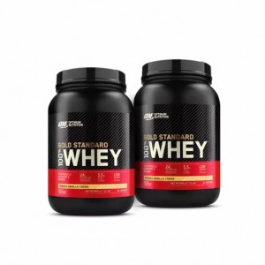 Optimum Nutrition 2x Gold Standard 100% Whey Protein (908g) Bundles | 27580ANUZ