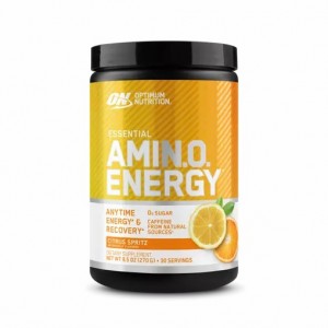 Optimum Nutrition ESSENTIAL AMIN.O. ENERGY® Citrus Spritz 0.6 lb (30 Servings) Amino Energy Powder | 17328BPJI