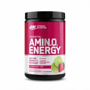 Optimum Nutrition ESSENTIAL AMIN.O. ENERGY® Strawberry Lime 0.6 lb (30 Servings) Amino Energy Powder | 39764QTXZ