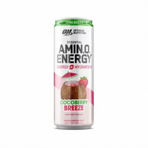 Optimum Nutrition ESSENTIAL AMIN.O. ENERGY+ Electrolytes Sparkling *new* Cocoberry Breeze 355ml * 12 Cans (12 Servings) Amino Energy Drink | 30176GXDA
