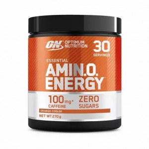 Optimum Nutrition Essential AMIN.O. Energy Orange Cooler 270 grams (30 Servings) Amino Energy Powder | 15093LVXB