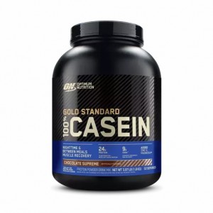 Optimum Nutrition GOLD STANDARD® 100% Casein Chocolate Supreme 4 lb (53 Servings) Protein Powder | 95301UZJH