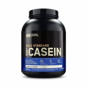 Optimum Nutrition GOLD STANDARD® 100% Casein Cookies & Cream 4 lb (53 Servings) Protein Powder | 53142TLPV