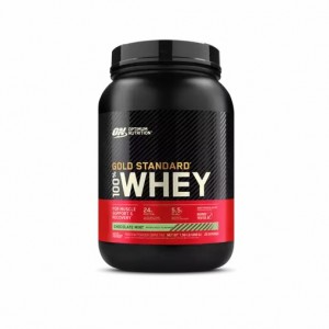 Optimum Nutrition GOLD STANDARD 100% WHEY™ Chocolate Mint 2 lb (28 Servings) Whey Protein Powder | 30764QLGW
