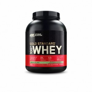 Optimum Nutrition GOLD STANDARD 100% WHEY™ Chocolate Mint 5 lb (70 Servings) Whey Protein Powder | 72195ICUQ