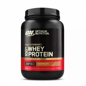 Optimum Nutrition GOLD STANDARD 100% WHEY™ Cinnamon Roll 1.5 lb (22 Servings) Whey Protein Powder | 96735ZVBM