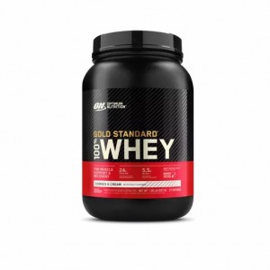 Optimum Nutrition GOLD STANDARD 100% WHEY™ Cookies & Cream 2 lb (27 Servings) Whey Protein Powder | 48152CHUX