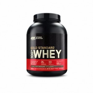 Optimum Nutrition GOLD STANDARD 100% WHEY™ Double Rich Chocolate 4 lb (58 Servings) Whey Protein Powder | 75069FBYR