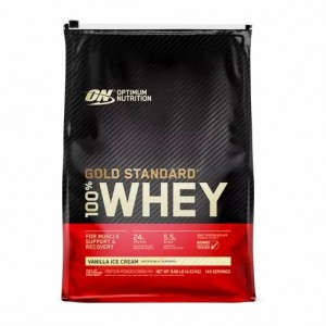 Optimum Nutrition GOLD STANDARD 100% WHEY™ Vanilla Ice Cream 10 lb - Notify me Whey Protein Powder | 27045OZMR
