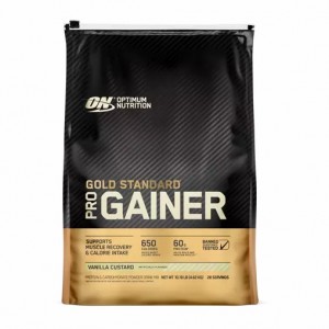 Optimum Nutrition GOLD STANDARD® Pro Gainer Vanilla Custard 10.19 lb (28 Servings) Gold Standard Pro Gainer | 35206HSLC