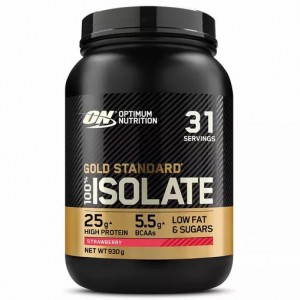 Optimum Nutrition Gold Standard 100% Isolate Strawberry 930 grams (31 Servings) Protein Powder | 27985CIZR