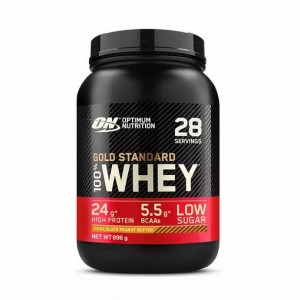 Optimum Nutrition Gold Standard 100% Whey Protein Powder Chocolate Peanut Butter 896 grams (28 Servings) Whey Protein Powder | 59346RLPM