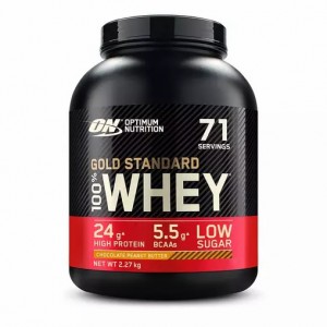 Optimum Nutrition Gold Standard 100% Whey Protein Powder Chocolate Peanut Butter 2.27 kg (71 Servings) Whey Protein Powder | 08149PULZ