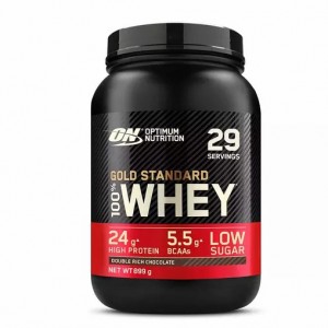 Optimum Nutrition Gold Standard 100% Whey Protein Powder Double Rich Chocolate 899 grams (29 Servings) Whey Protein Powder | 52069NWMS