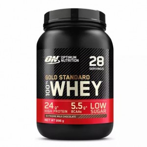 Optimum Nutrition Gold Standard 100% Whey Protein Powder Extreme Milk Chocolate 896 grams (28 Servings) Whey Protein Powder | 50843CQBA