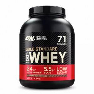 Optimum Nutrition Gold Standard 100% Whey Protein Powder Extreme Milk Chocolate 2.27 kg (71 Servings) Whey Protein Powder | 52418FVQE