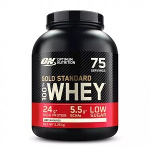 Optimum Nutrition Gold Standard 100% Whey Protein Powder Unflavoured 2.25 kg (75 Servings) Whey Protein Powder | 84257LWGA