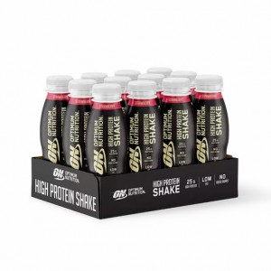 Optimum Nutrition Optimum Protein Shake Strawberry 3960 ml (12 bottles) Protein Shake | 73815HLSQ