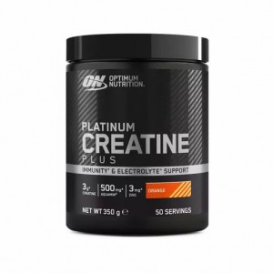 Optimum Nutrition Platinum Creatine Plus Orange 350 grams (50 Servings) Creatine Powder | 16354AIYK
