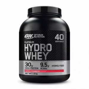 Optimum Nutrition Platinum Hydrowhey Super Strawberry 1.6 kg (40 Servings) Protein Powder | 31247MTZF