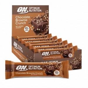Optimum Nutrition Protein Bar Chocolate Brownie Crunch 650 grams (10 Bars) Protein Bar | 41705OFNP
