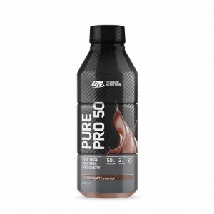 Optimum Nutrition Pure Pro 50 Chocolate 508ml (12 bottles) Protein Shake | 26380CIEL