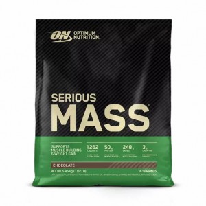 Optimum Nutrition Serious Mass Gainer Chocolate 5.45 kg (16 Servings) Serious Mass | 92517UMIA