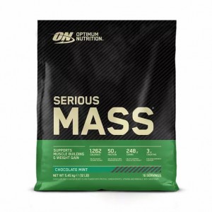 Optimum Nutrition Serious Mass Gainer Chocolate Mint 5.45 kg (16 Servings) Serious Mass | 59872FQCS