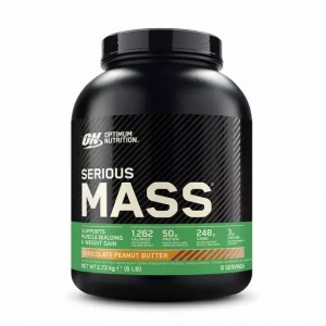 Optimum Nutrition Serious Mass Gainer Chocolate Peanut Butter 2.73 kg (8 Servings) Serious Mass | 03281KWRC