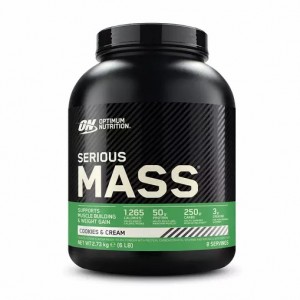 Optimum Nutrition Serious Mass Gainer Cookies & Cream 2.73 kg (8 Servings) Serious Mass | 98012WQGZ