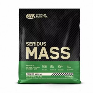 Optimum Nutrition Serious Mass Gainer Cookies & Cream 5.45 kg (16 Servings) Serious Mass | 45267KBLX