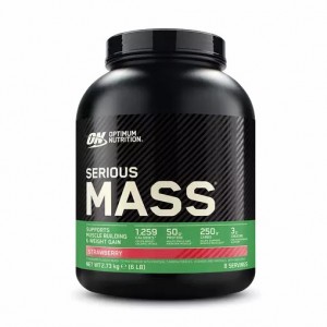 Optimum Nutrition Serious Mass Strawberry 2.73 kg (8 Servings) Serious Mass | 54198UZAW