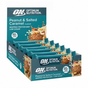 Optimum Nutrition Whipped Protein Bar Peanut And Salted Caramel 600 grams (10 Bars) Protein Bar | 82194PDQB