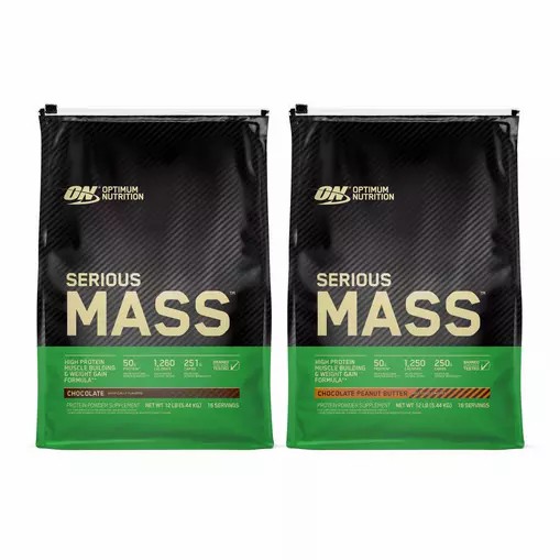 Optimum Nutrition 2x Serious Mass (12lbs) Bundles | 26340HDVL