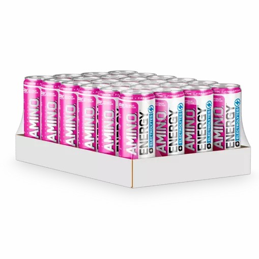 Optimum Nutrition Amino NRG + Electrolytes Pink Lemonade 24 Piece (6000 ml) Amino Energy Electrolytes | 59674BMGO