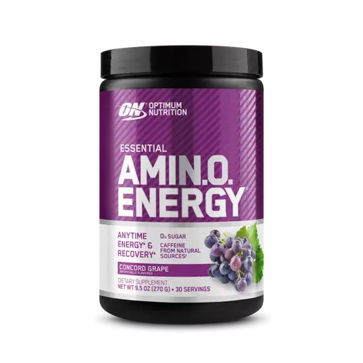 Optimum Nutrition ESSENTIAL AMIN.O. ENERGY® Concord Grape 0.6 lb (30 Servings) Amino Energy Powder | 64132RFLJ