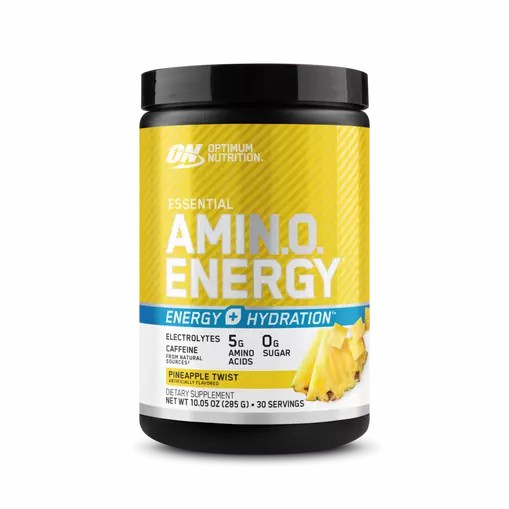Optimum Nutrition Essential AMIN.O. ENERGY + Electrolytes Pineapple Twist 0.63 lb (30 Servings) Amino Energy Electrolytes | 80197TRSM