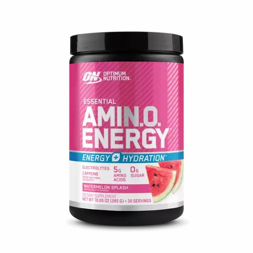 Optimum Nutrition Essential AMIN.O. ENERGY + Electrolytes Watermelon Splash 0.63 lb (30 Servings) Amino Energy Electrolytes | 97183SVHU