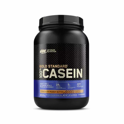 Optimum Nutrition GOLD STANDARD® 100% Casein Chocolate Peanut Butter 2 lb (25 Servings) Protein Powder | 06942LQUJ