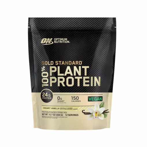Optimum Nutrition GOLD STANDARD® 100% Plant Creamy Vanilla 0.98 lb (12 Servings) Plant Protein | 74195TXLE