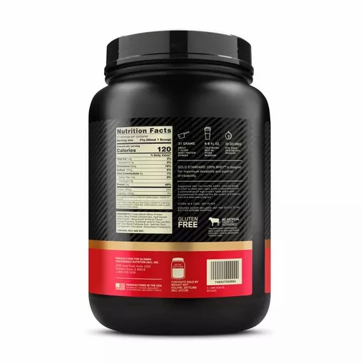 Optimum Nutrition GOLD STANDARD 100% WHEY™ Cinnamon Roll 1.5 lb (22 Servings) Whey Protein Powder | 96735ZVBM