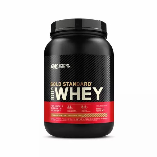 Optimum Nutrition GOLD STANDARD 100% WHEY™ Cinnamon Roll 2 lb (29 Servings) Whey Protein Powder | 67058QDML
