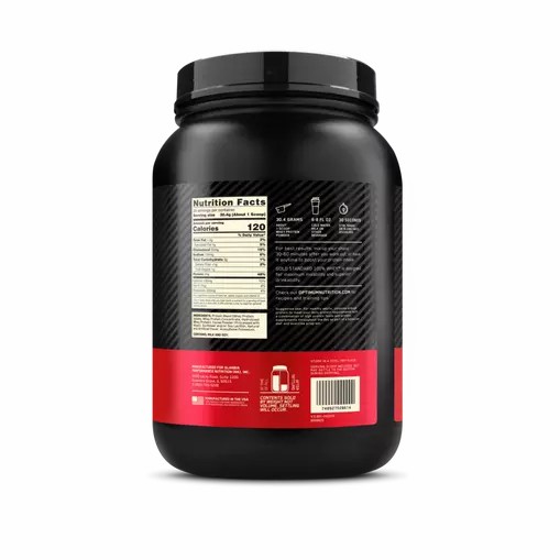 Optimum Nutrition GOLD STANDARD 100% WHEY™ Double Rich Chocolate 2 lb (29 Servings) Whey Protein Powder | 12568TBIP
