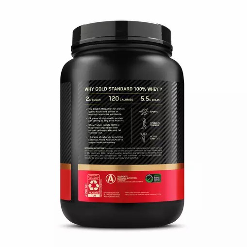 Optimum Nutrition GOLD STANDARD 100% WHEY™ French Vanilla Creme 1.5 lb (22 Servings) Whey Protein Powder | 98523VLCQ