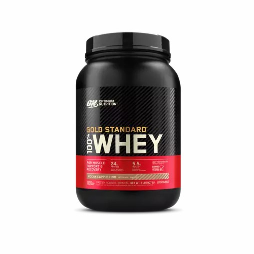 Optimum Nutrition GOLD STANDARD 100% WHEY™ Mocha Cappuccino 2 lb (28 Servings) Whey Protein Powder | 17039WHDB