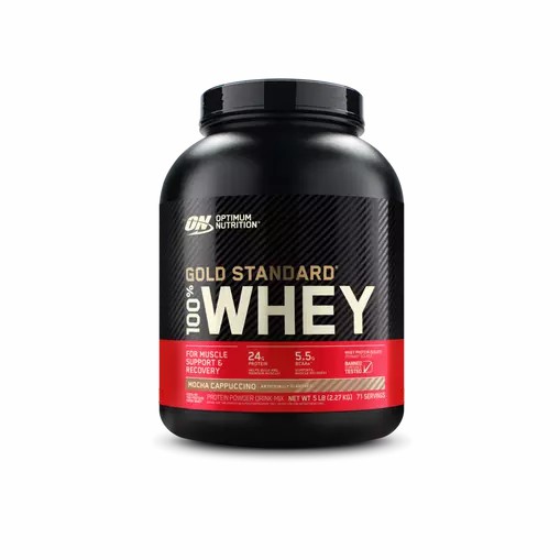 Optimum Nutrition GOLD STANDARD 100% WHEY™ Mocha Cappuccino 5 lb (71 Servings) Whey Protein Powder | 35267RDBI