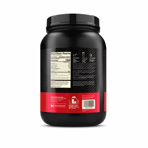 Optimum Nutrition GOLD STANDARD 100% WHEY™ Strawberry Banana 2 lb (30 Servings) Whey Protein Powder | 57634AHXR