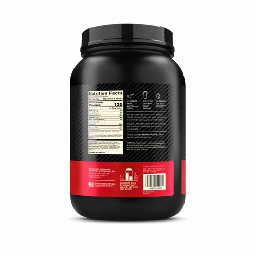 Optimum Nutrition GOLD STANDARD 100% WHEY™ Vanilla Ice Cream 2 lb (29 Servings) Whey Protein Powder | 48509WYSC