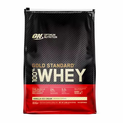 Optimum Nutrition GOLD STANDARD 100% WHEY™ Vanilla Ice Cream 10 lb - Notify me Whey Protein Powder | 27045OZMR